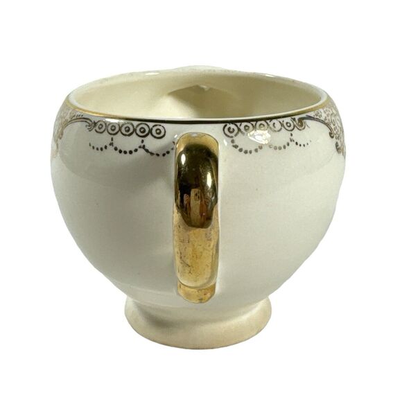 Trianon by Salem China Creamer 23 Kt Gold - Picture 3 of 8